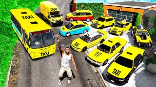 Collecting SECRET TAXI CARS in GTA 5!