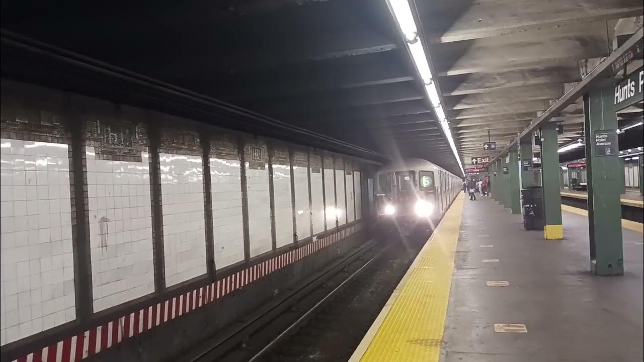 6 Train Approaching Hunts Point Ave YouTube
