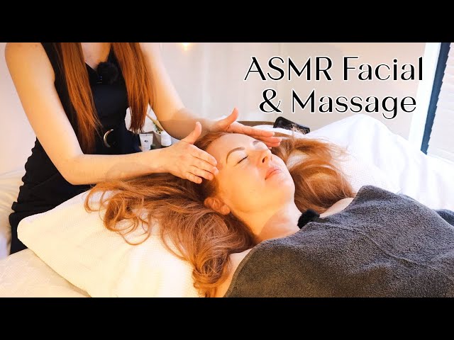 Extremely Relaxing ASMR Facial 🌟 Head Massage & Rollers w/ @littlemecarmie class=