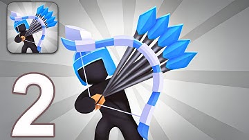 Merge Archers: Bow And Arrow Walkthrough Gameplay Part 2 (iOS, Android)