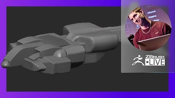 Hard Surface Sci-Fi Space Craft: Aliens Dropship Fan Art - Pixologic Paul Gaboury - ZBrush 2021.6