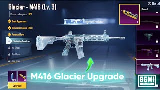 Finally ❤️ Upgrade M416 Glacier | M416 Glacier Upgrade To LVL. 4  - BGMI