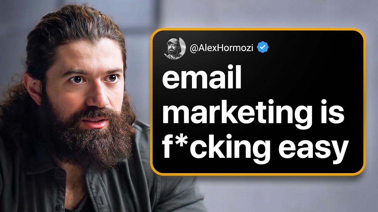 Alex Hormozi's Advice on Email Marketing