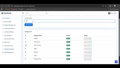 How to set Timetable on EduOrbit by just drag and drop.