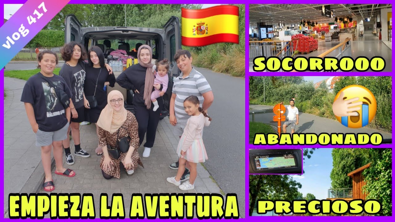 NOS VAMOS DE VIAJE A ESPAÑA! 1400 KM CON 7 HIJOS + VIAJAR EN FURGONETA *PARAMOS EN FRANCIA* |VLOGS