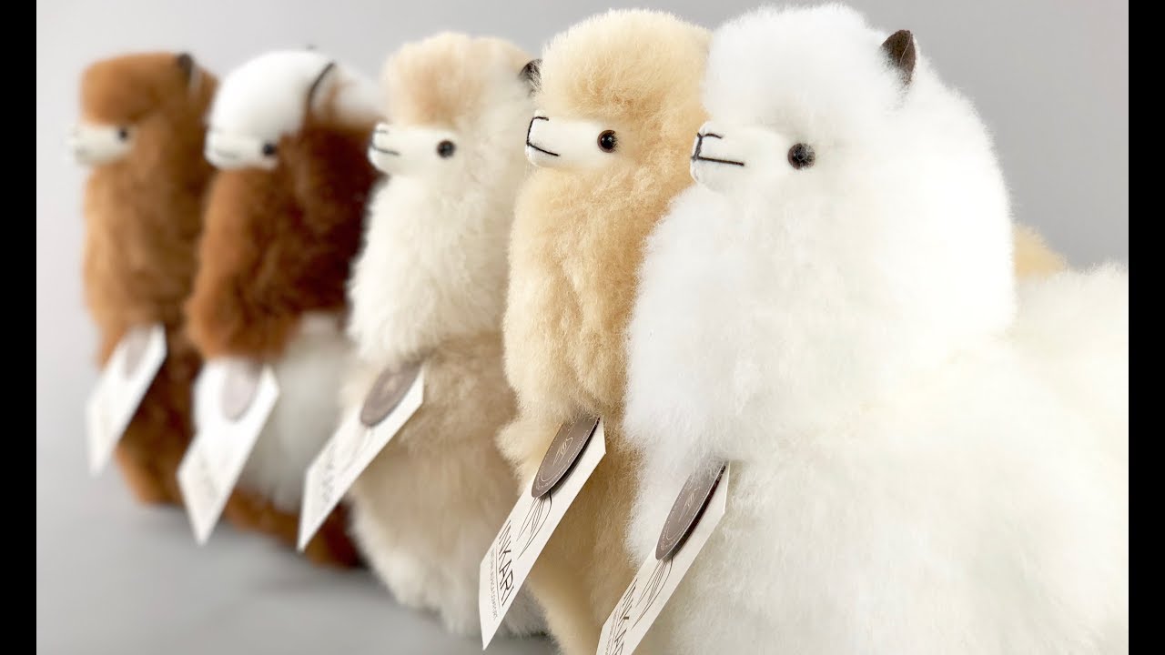 fluffy alpaca stuffed animal