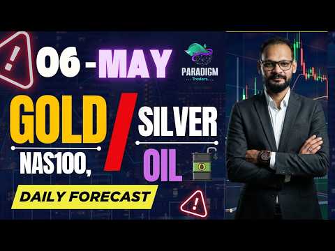Video preview for GOLD Price Prediction TODAY | 6 May 2026 | #GOLD #USOIL #NASDAQ #silver. Forex Market Updates.