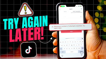 Fix "Maximum Number of Attempts Reached" on TikTok iPhone