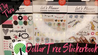Dollar Tree Stickerbook Flip Thru