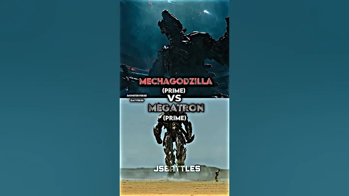 Mechagodzilla vs Megatron