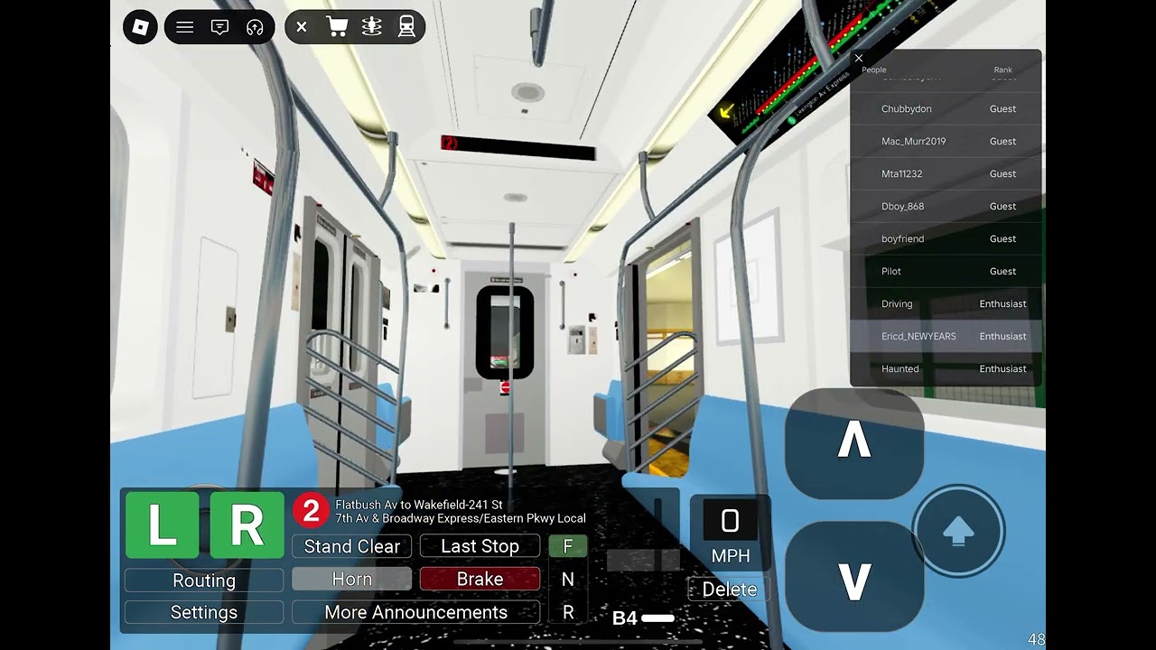 Mta New York City transit authority subway r142 (2) train to alantic avenue part 2