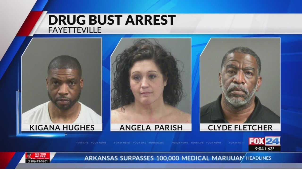 Three arrested in connection to Fayetteville drug bust - YouTube