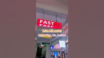 Cube LED Poster，5-sided or 4-sided display#leddisplay #ledscreen #LEDcube #LEDPoster #ledlight