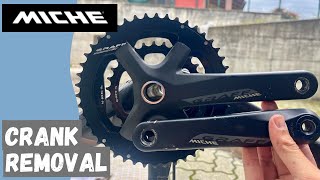 Remove Miche crankset