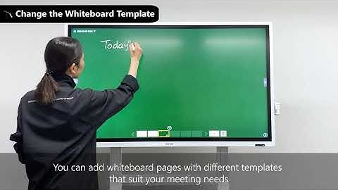 Tutorials: RICOH IWB - Change the whiteboard template