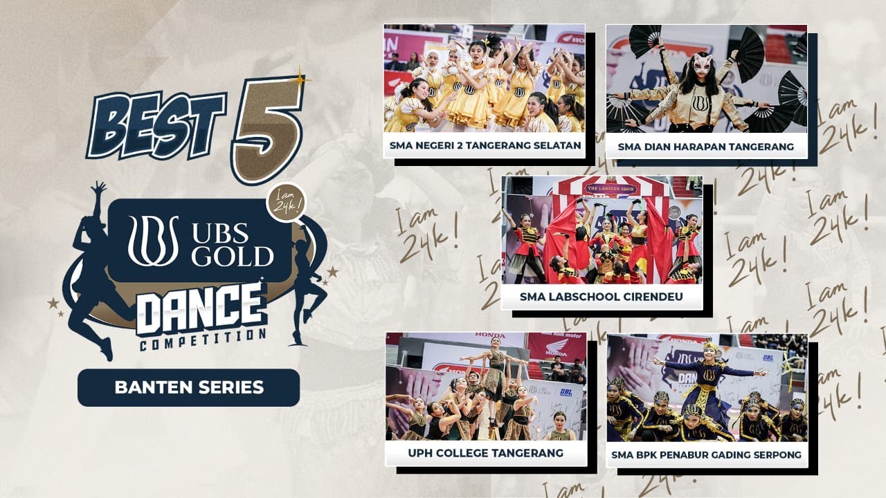 BEST FIVE UBS GOLD DANCE COMPETITION BANTEN SERIES - YouTube