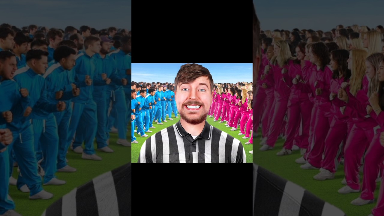 100 Girls Vs 100 Boys Mr beast 500000 doller hard challenge #shorts # ...
