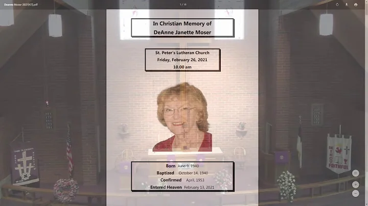 DeAnne Moser Funeral Service