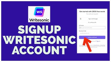 WriteSonic Sign Up 2023: How to Create/Open WriteSonic Account? (Quick & Easy)