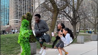 BUSHMAN PRANK 2023|Scaring people in Toronto