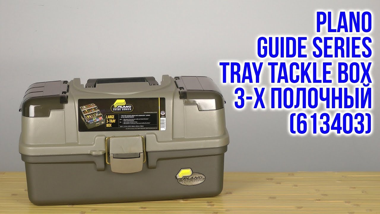 Plano® Large 3-Tray Tackle Box