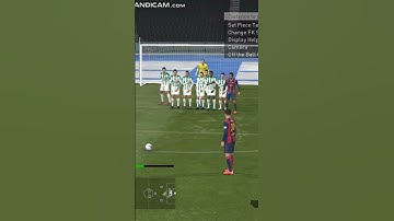 PES 2015 retro game Messi freekick goal #pes2015 #messi #freekick #game #goal #clip
