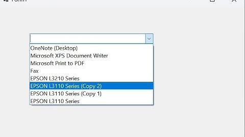 HOW TO LOAD INSTALLED PRINTER DEVICE IN COMBOBOX - C#