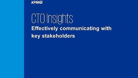 KPMG LLP’s CTO Insights
