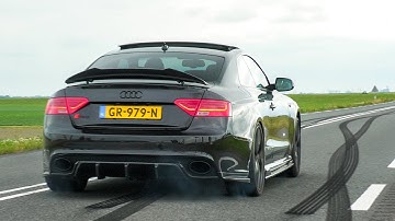 Audi RS5 4.2 V8 with STRAIGHT PIPE Exhaust! Loud Revs and Accelerations!