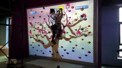 Augmented Climbing Wall Interactive Wall Projection System - Sindrax