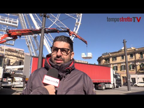 Si smonta la ruota panoramica: “Accolti bene da Messina ma subìto impatto dei pochi eventi” VIDEO