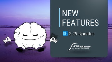 Brain-Trainer 2.25 Update: New Interface, Training Menus & More