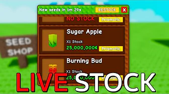 Live 🔴 | GROW A GARDEN STOCK, EGGS, WEATHER & SEEDS! 24/7!