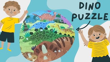 Dino Puzzle Adventure! 🦖 | Fun Puzzle Solving for Kids