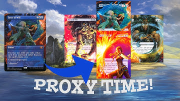 SPECIAL EDITION of Proxy Time! Start to Finish Full Art Proxy of 4 Different Force of Wills!