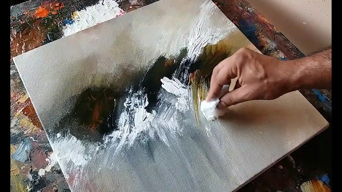 Heavy Texture Paintings, Palette Knife Paniting, Acrylic Painting on C –  Silvia Home Craft