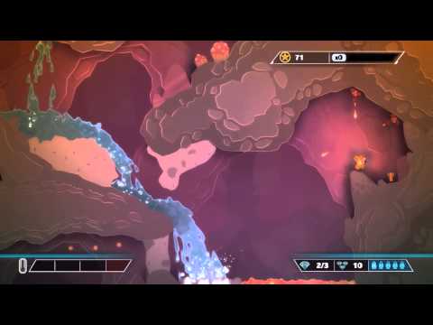 PixelJunk Shooter Ultimate, Complete Walkthrough of  Episode 1 Into The Abyss
