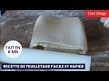 Raliser une pte feuillete en 8 minutes recette de feuilletage facile et rapide  puff pastry