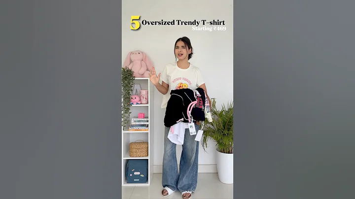 5 Oversized T-shirts Haul 😱 #shortsviral #meeshofinds #shorts #tshirt #meesho #fyp #shorts #shirts