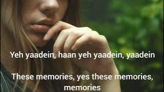 YAADEIN Yaad Aati Hai (MEMORIES are Remembered)- Yaadein Hindi Movie track- w/ English Translation