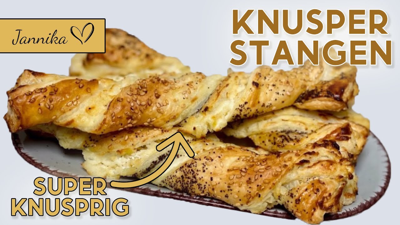 Schnelle einfache Knusperstangen wie vom Bäcker