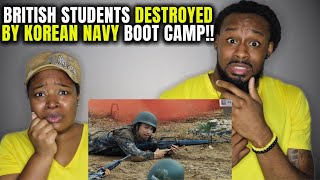 🇰🇷🇬🇧 Americans React to British Uni Students Destroyed by Combat Training at Korean Navy Boot Camp