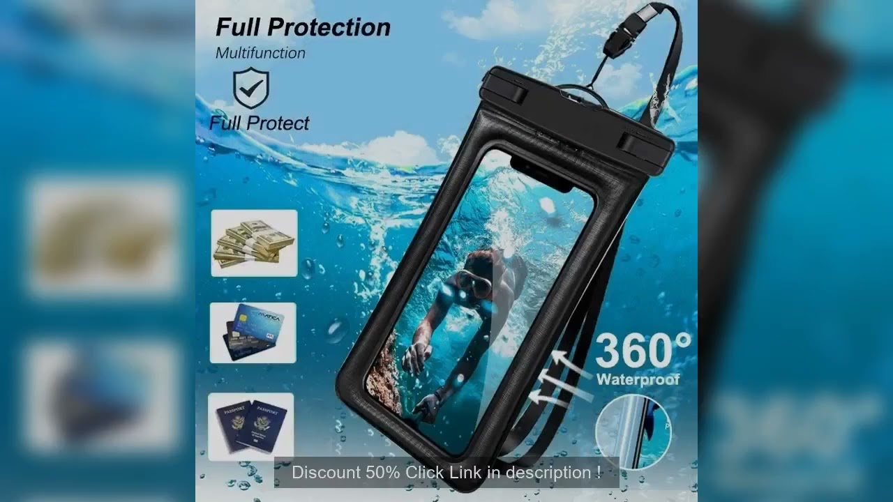 Floating Airbag Waterproof Swim Bag Phone Case For iPhone 11 12 13 14Pro Max Samsung S23 S22 Xiaomi