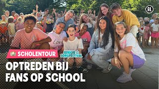 #12 DE SCHOLENTOUR! 🏫 | JUNIOR SONGFESTIVAL 2023 🇳🇱