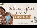 Bible In A Year | Day 84 | 2 Kings 20-23 | NLT
