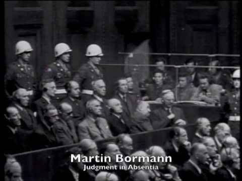 Nuremberg Day 218 Bormann Judgment
