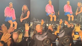 Pink kicks out a concertgoer