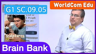 Learn English | Brain Bank Grade 1 Science | 09 Sculptures - Part 1/3  | Brian Stuart