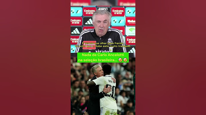 Nada de Ancelotti no Brasil 😔😔