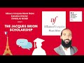 Apply to the Jacques Brion Scholarship now!